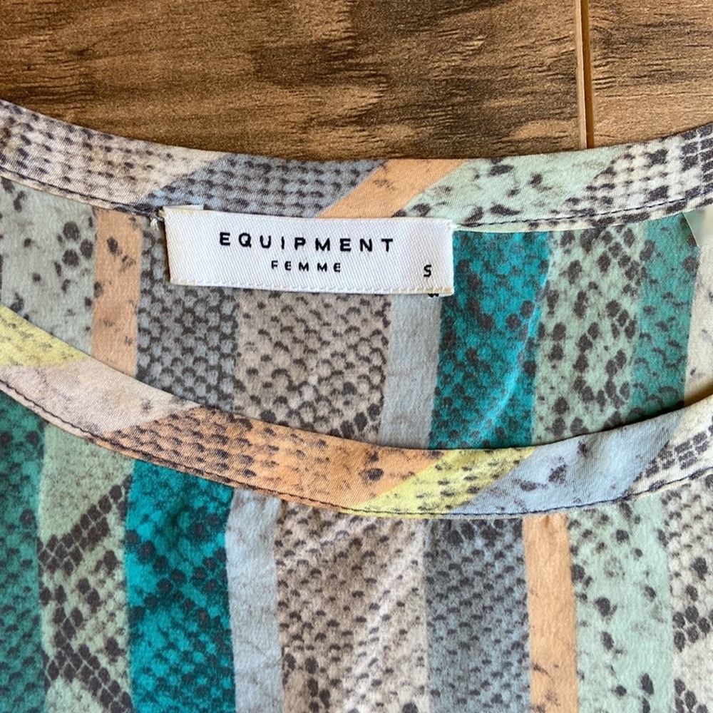 Equipment Riley Pastel Rainbow Python Snakeskin S… - image 3